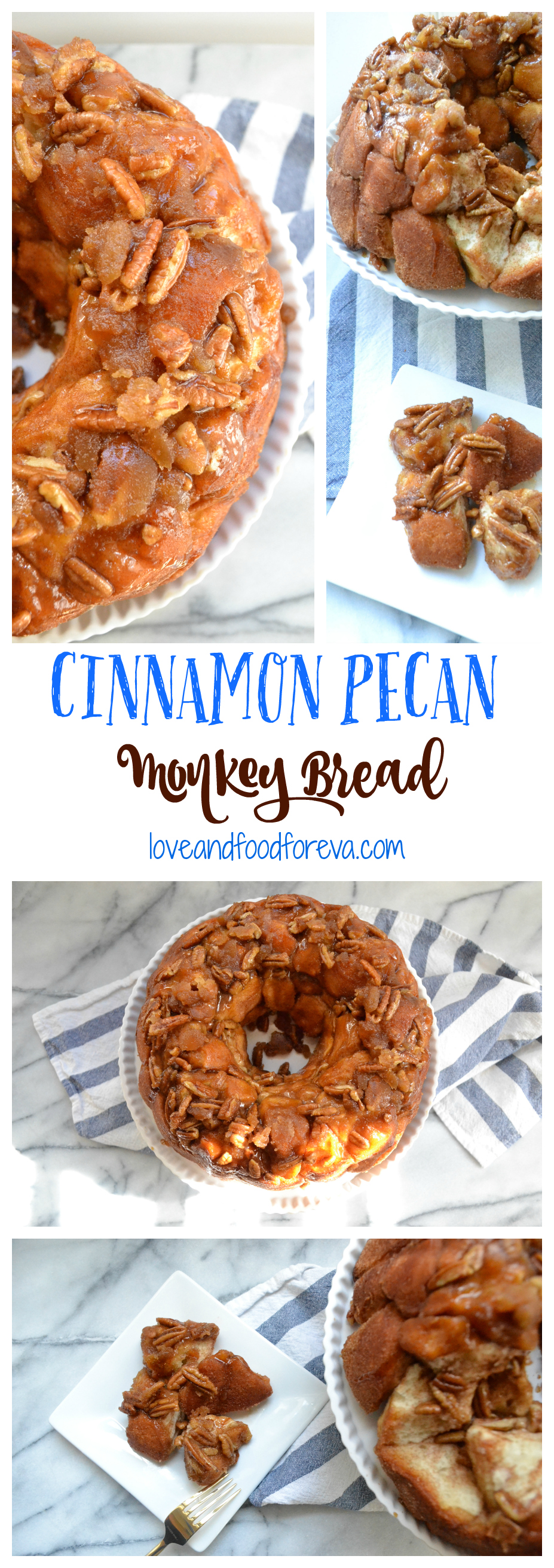 Cinnamon Pecan Monkey Bread - so easy to make and guaranteed to be a crowd favorite!