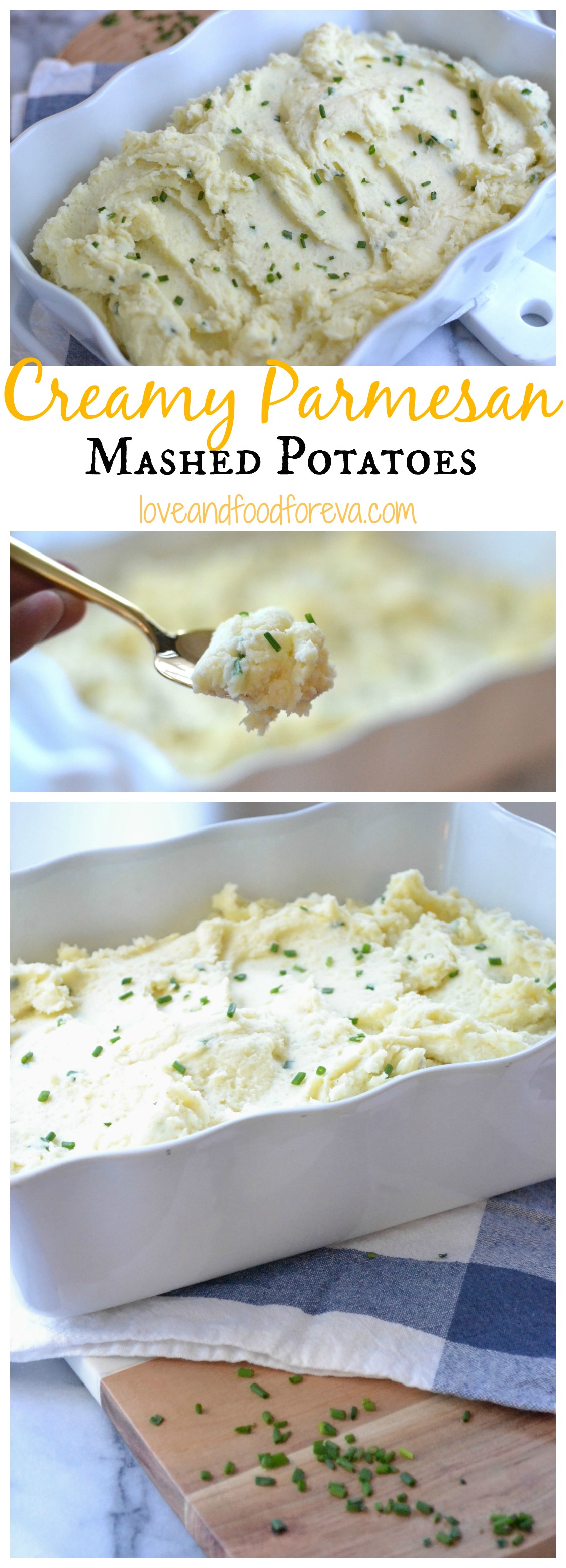 Creamy Parmesan Mashed Potatoes that will become everyone's favorite!