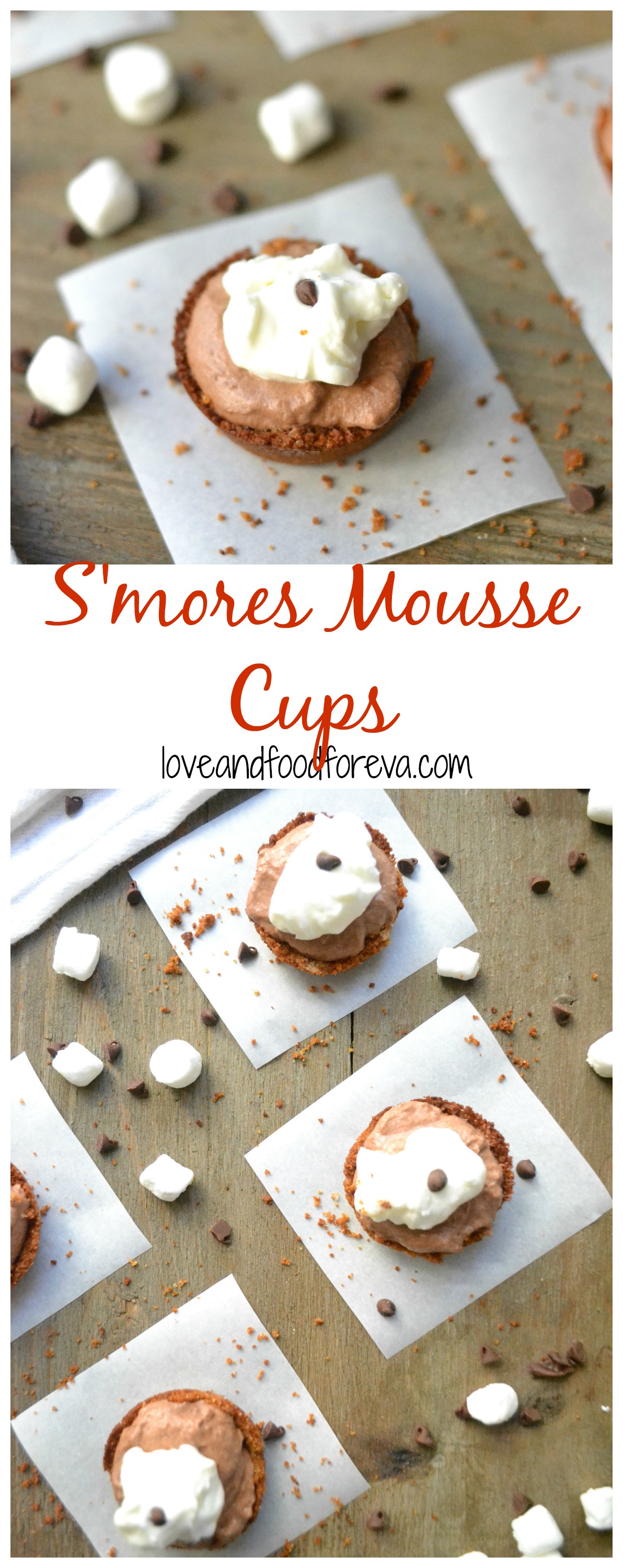S'mores Mousse Cups are a fun, new way to enjoy a classic childhood favorite!