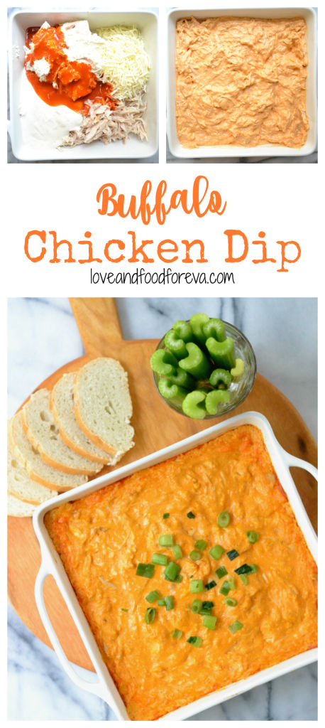 Buffalo Chicken Dip - an addicting appetizer, perfect for game day!