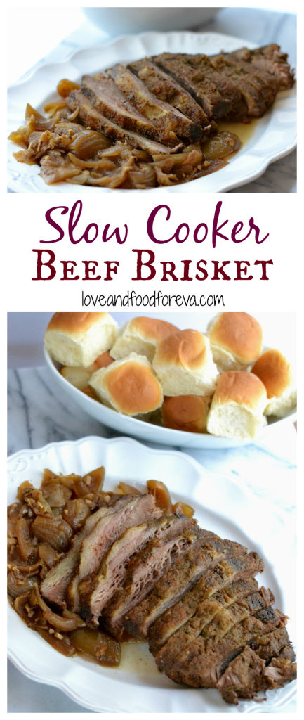 An easy, simple, and quick recipe for a delicious Slow Cooker Beef Brisket!