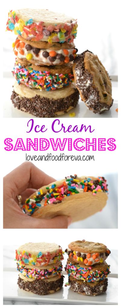 Homemade Ice Cream Sandwiches are fun for the whole family!