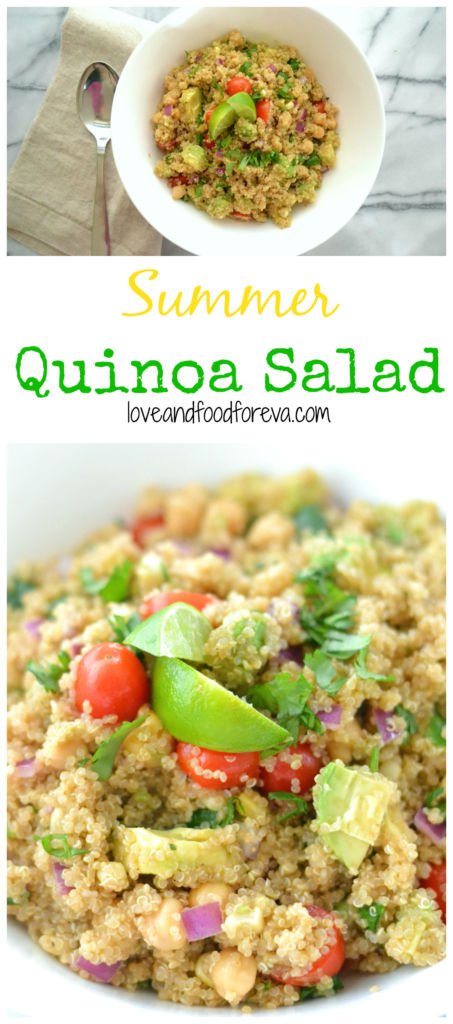 Summer Quinoa salad is fast, easy, and utterly refreshing!