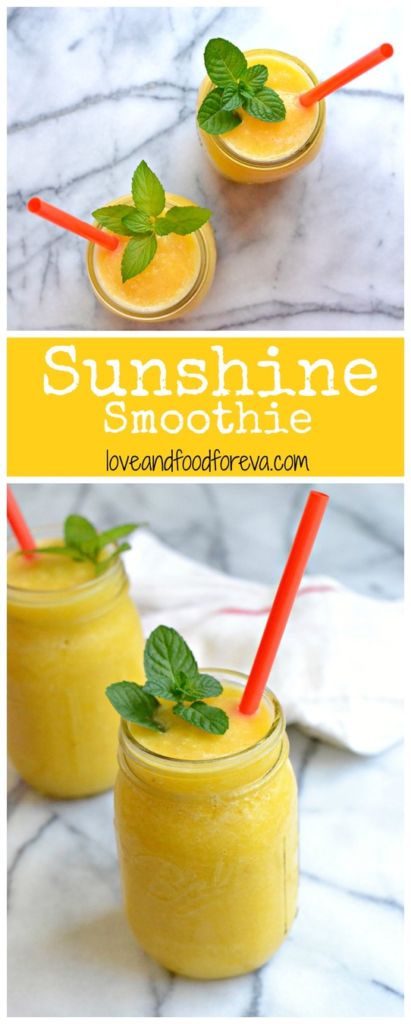 A bright, healthy, and sweet smoothie perfect for giving you an energy boost!