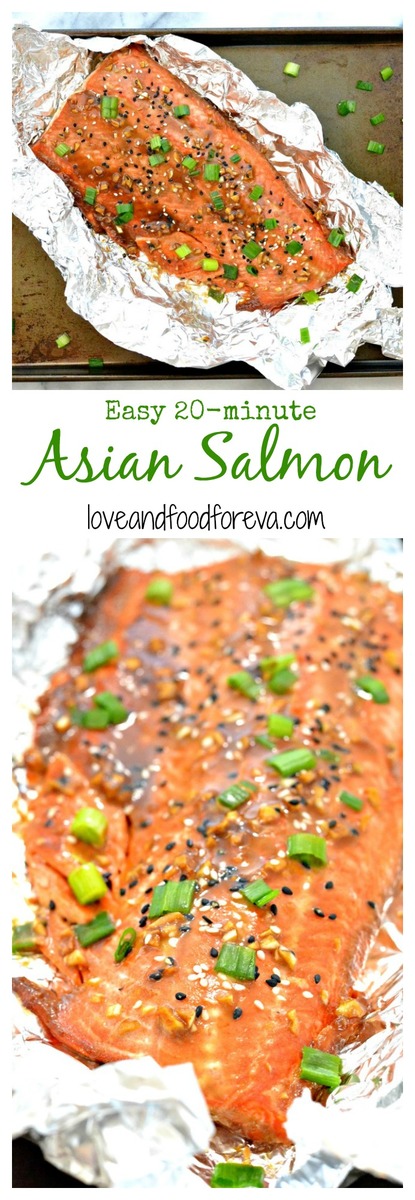 This simple and satisfying recipe for Asian Salmon will become your new best friend for weeknight dinners: ready in under 20 minutes!