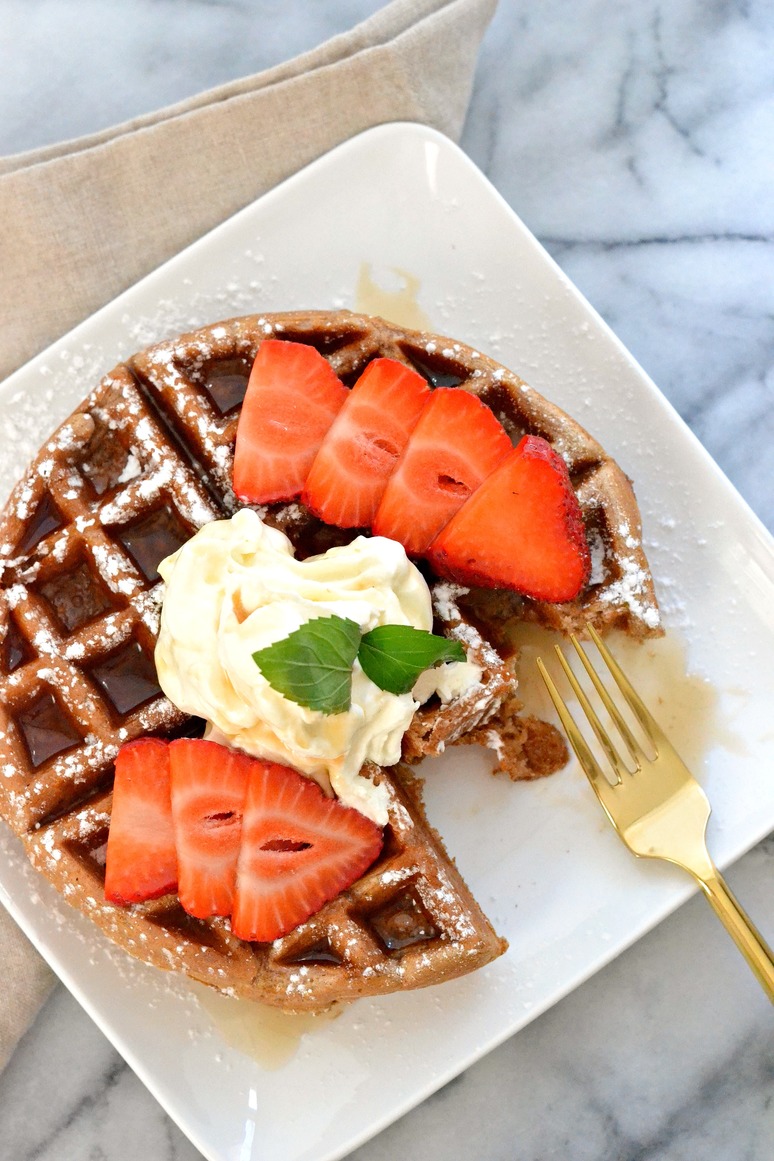 Cinnamon Belgian Waffles | Love & Food ForEva