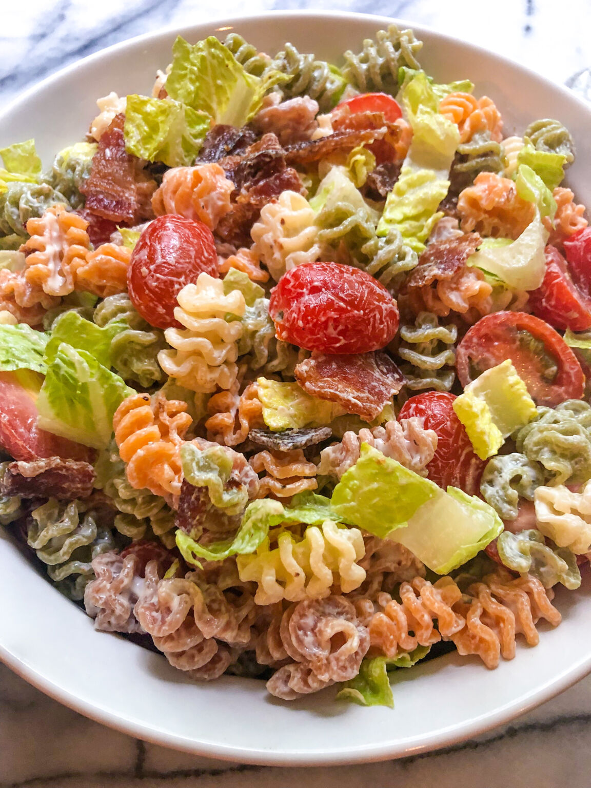 BLT Pasta Salad | Love & Food ForEva